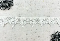 Кружево плетеное, ш. 3 см, белый