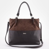 Сумка Саломея 185 эко-замша шоколад