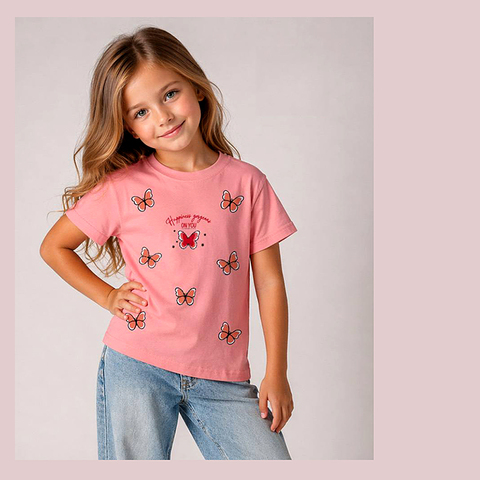 Футболка хлопок д (2-5) 260416-N614