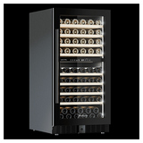 Винный шкаф MEYVEL MV99PRO-KBT2 265 л 595х700х1200 мм черный