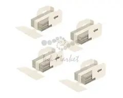 411241 Скрепки тип L оригинал (актуальный артикул: 411241) для Ricoh SR860, SR861, 3020, 4000, 4020, 4040, SR3090, 3110 BK5000-буклетные