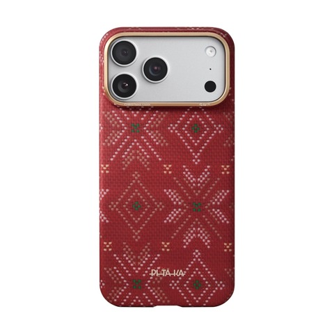 Чехол Pitaka Edge Case для iPhone 17 Pro, Красный | Scarlett