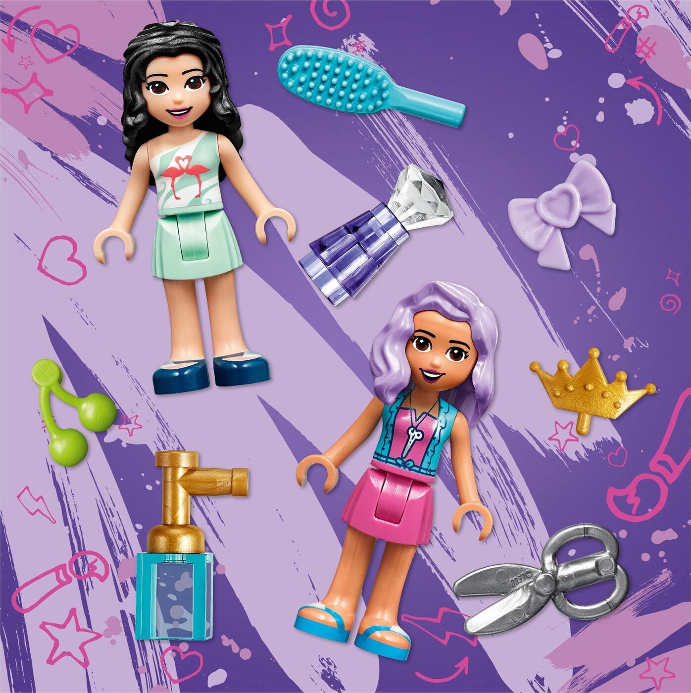 Конструктор LEGO Friends 41391 Парикмахерская Хартлейк Сити купить в Москве  | Доставка по России.