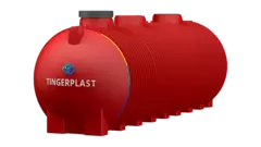 Подземно-наземная ёмкость 30 м3 (PT 30) Тингард 30000 л. горизонтальный (8170x2400x2590см;1500кг;красная) - арт.553995