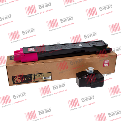 Тонер-картридж БУЛАТ s-Line TK-8325M для Kyocera TASKalfa 2551ci (Пурпурный, 12000 стр.)