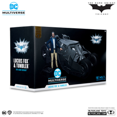 Фигурка McFarlane Toys DC: Lucius Fox & Tumbler (Gold Label Exc)