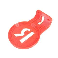 Настенный кронштейн-полка для Яндекс станций Лайт (первое поколение) 3D Печать, красная