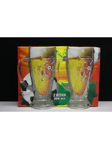 Набор из двух пивных кружек "Футбол"