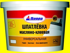 ДИОЛА Шпаклевка масляно-клеевая Д-001 универсальная (10кг)