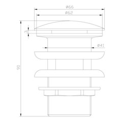 Донный клапан JASMINE – LM6680ORB