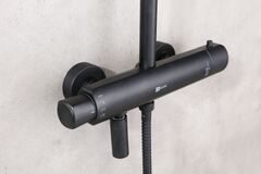 Смеситель для душа термостатический Lemark Bronx - LM3772BL