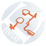 Кольцо чеки и защитный разделитель (seal clip) HP Color LJ 3600, 3800 (упак. 100 шт.)