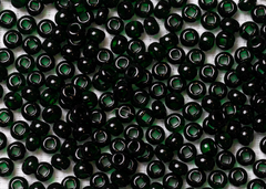 Бисер 6/0 PRECIOSA, 50г, тёмно-зелёный