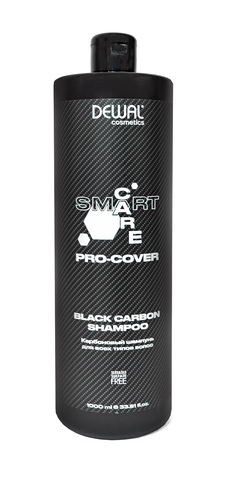 Карбоновый шампунь для всех типов SMART CARE PRO-COVER Black Carbon Dewal Cosmetics,1000мл