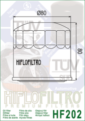 Фильтр масляный Hiflo HF202
