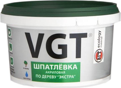Шпатлёвка акриловая по дереву. VGT Экстра. Венге. 1 кг.
