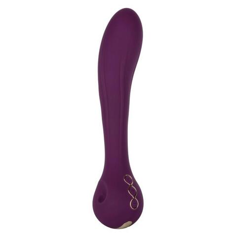 Фиолетовый изогнутый вибромассажер Passion - 21,5 см. - California Exotic Novelties Obsession SE-4385-05-3