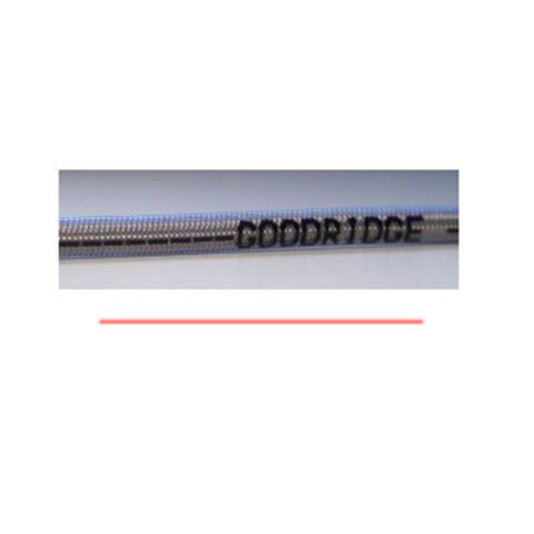 600-03CLG шланг армированный 03D (прозрачная оплётка + лого) Goodridge