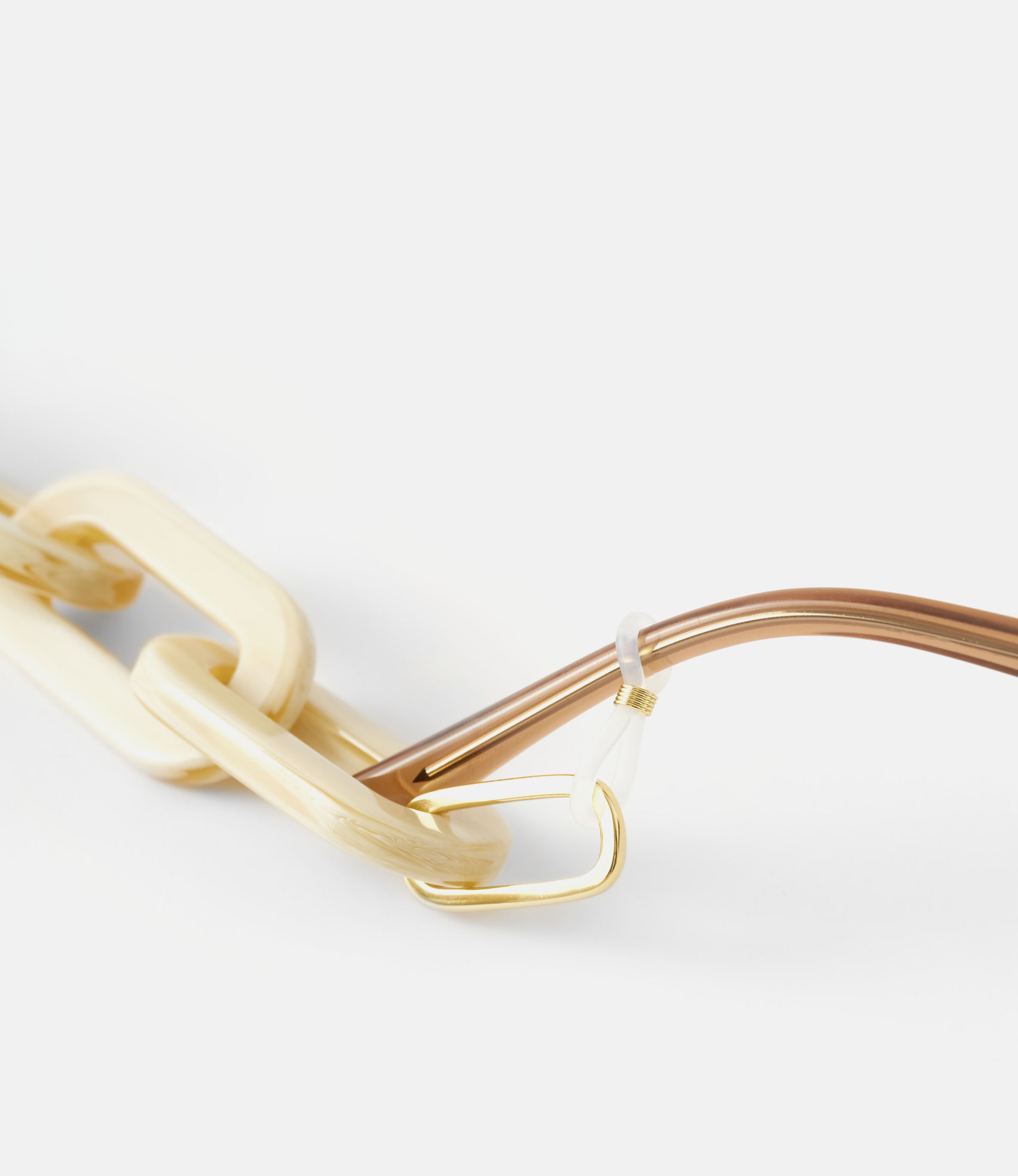 Machete Chunky Sunglass Chain in Alabaster — цепочка для очков