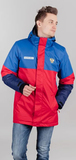 Удлиненная прогулочная куртка Nordski Casual True Blue/Red мужская