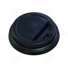 Крышка К89К (носик) ЧЕРНАЯ (К1000, Ф100) СтиролПласт (100шт/упак)