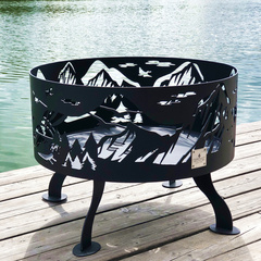 Костровая чаша Искры Костра Горы