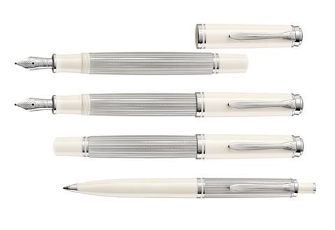 Ручка перьевая Pelikan Souverän® M405 Silver-White (818902)