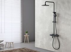 Смеситель для душа термостатический Lemark Bronx - LM3772BL