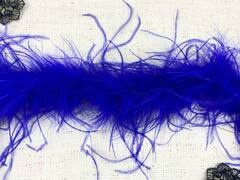 Боа страусиное, ш. 23 см, 21-25 гр, электрик