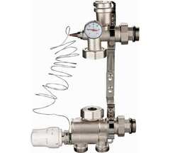 Насосно-смесительный узел (без насоса) нижнее подключение Grosseto 130 мм