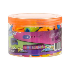 
          Точилка Basir, одинарная, серия "Изгиб", двухцветная, закругленный корпус, размер 3*2 см