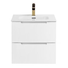 BelBagno ETNA-500-2C-SO-BL ETNA База под раковину подвесная с двумя выкатными ящиками, с доводчиками, Bianco Lucido, 500x460x500, ETNA-500-2C-SO-BL фото