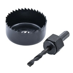 35-7-660 Кольцевая пила HCS по дереву, 60мм, сверло 6мм, держатель (РемоКолор)