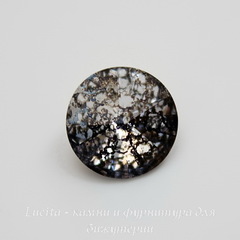1122 Rivoli Ювелирные стразы Сваровски Crystal Black Patina (SS39) 8,16-8,41 мм