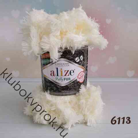 ALIZE PUFFY FUR 6113, Молочный