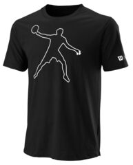 Футболка теннисная Wilson Bela tech Tee II M - black