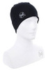 Элитная Тёплая двухсторонняя шапка с флисом BUFF® Microfiber & Polar Hat solid black