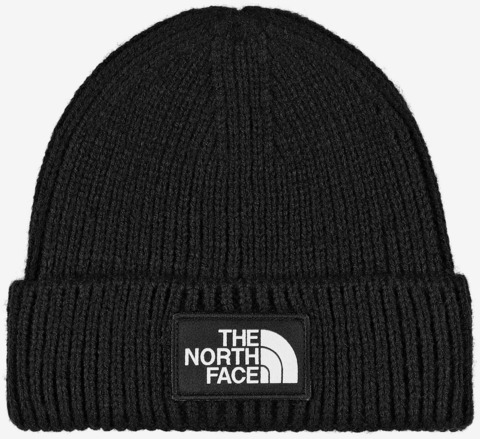 Картинка шапка The North Face Logo Box Cuff Beanie sht Black - 5