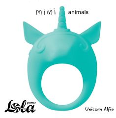 Зеленое эрекционное кольцо Unicorn Alfie - 