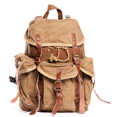 Винтажный Рюкзак из ткани Virginland 96 khaki