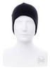 Элитная Тёплая двухсторонняя шапка с флисом BUFF® Microfiber & Polar Hat solid black