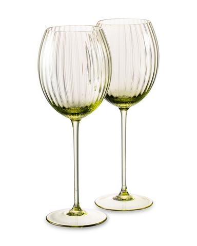 Набор бокалов для белого вина 2шт 380мл Anna Von Lipa Лион зеленый