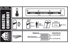 Спальный мешок Trek Planet Bristol Comfort 70373