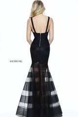 Sherri Hill Черное платье в пол