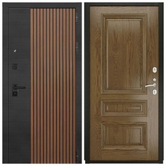 Купить Входная дверь L 48 - Фараон 2 шпон светлый мореный дуб