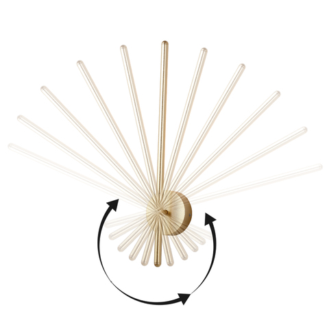 Настенный светодиодный светильник Crystal Lux VERDE AP L700 GOLD NEW