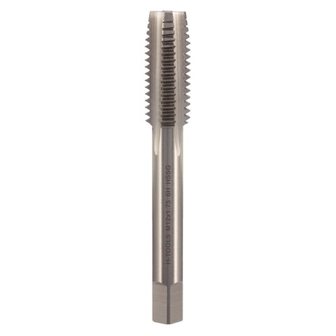 Метчик М12х1,75 (Однопроходный, скв.) DIN352 HSS-G 6h B/4-5P 75мм a=7,0 H-Tools 231120HT