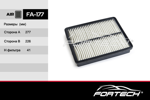 ФИЛЬТР ВОЗДУШНЫЙ SANTA FE CM 10- 2,4, SORENTO XM 09-12  2,4-3,5 FORTECH