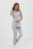 Спортивнеы брюки для беременных 10195 серый