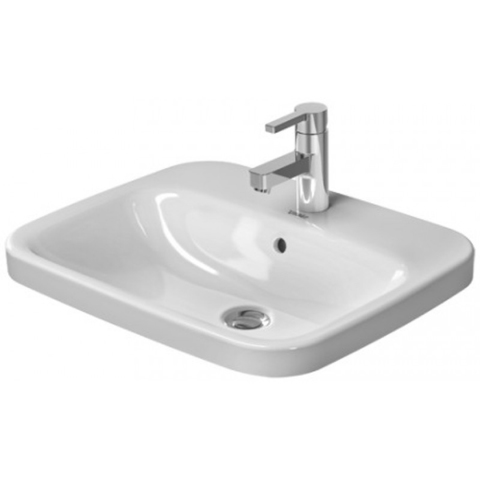 Duravit DuraStyle Раковина встраиваемая сверху , с переливом, 560х455 мм , с 1 отв под смеситель, цвет белый  374560000